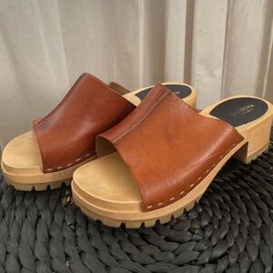 Swedish Hasbeens Ann Low Sandals size 38